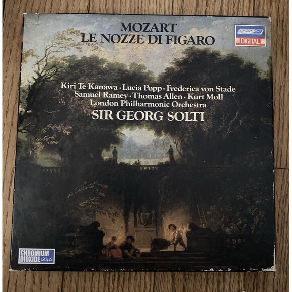 Vintage 2-Cassette Boxed Set Mozart Marriage Of Figaro Solti Nozze Kanawa Ramey - Picture 14 of 14